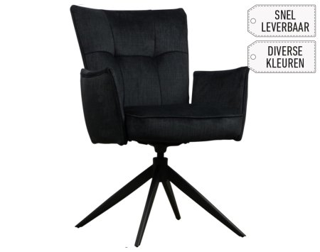 CAHABA Eetkamerstoel Black CAHABA Eetkamerstoel Black