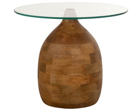 ELLAS Salontafel helder glas 43 cm hoog
