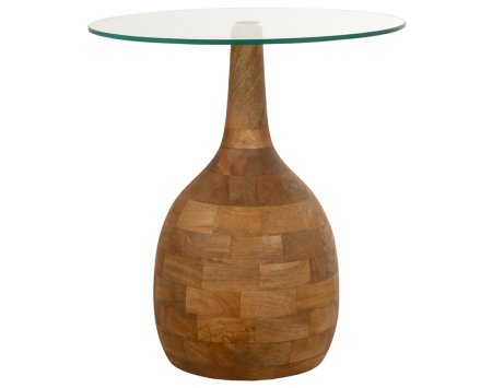 ELLAS Salontafel helder glas 55 cm hoog