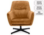 CALGARY Draaifauteuil Adore, cognac CALGARY Draaifauteuil Adore, cognac