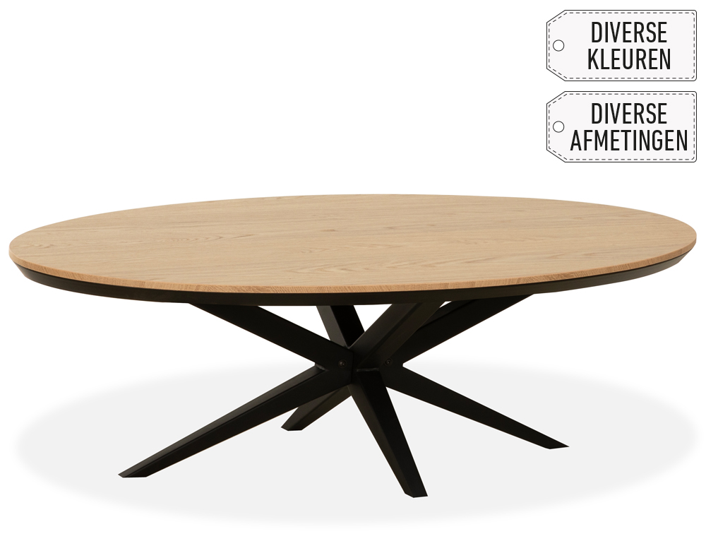 Laramie Salontafel Ovaal Blond Oak