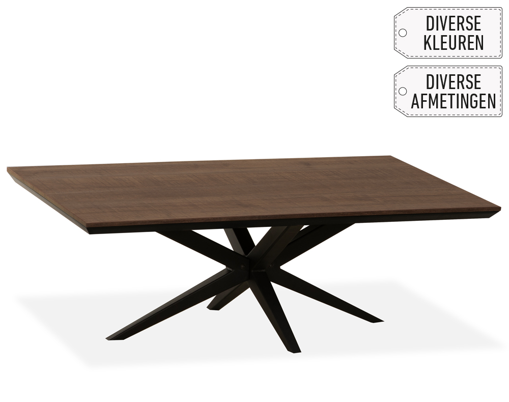 Laramie Salontafel Recht Dark Mango