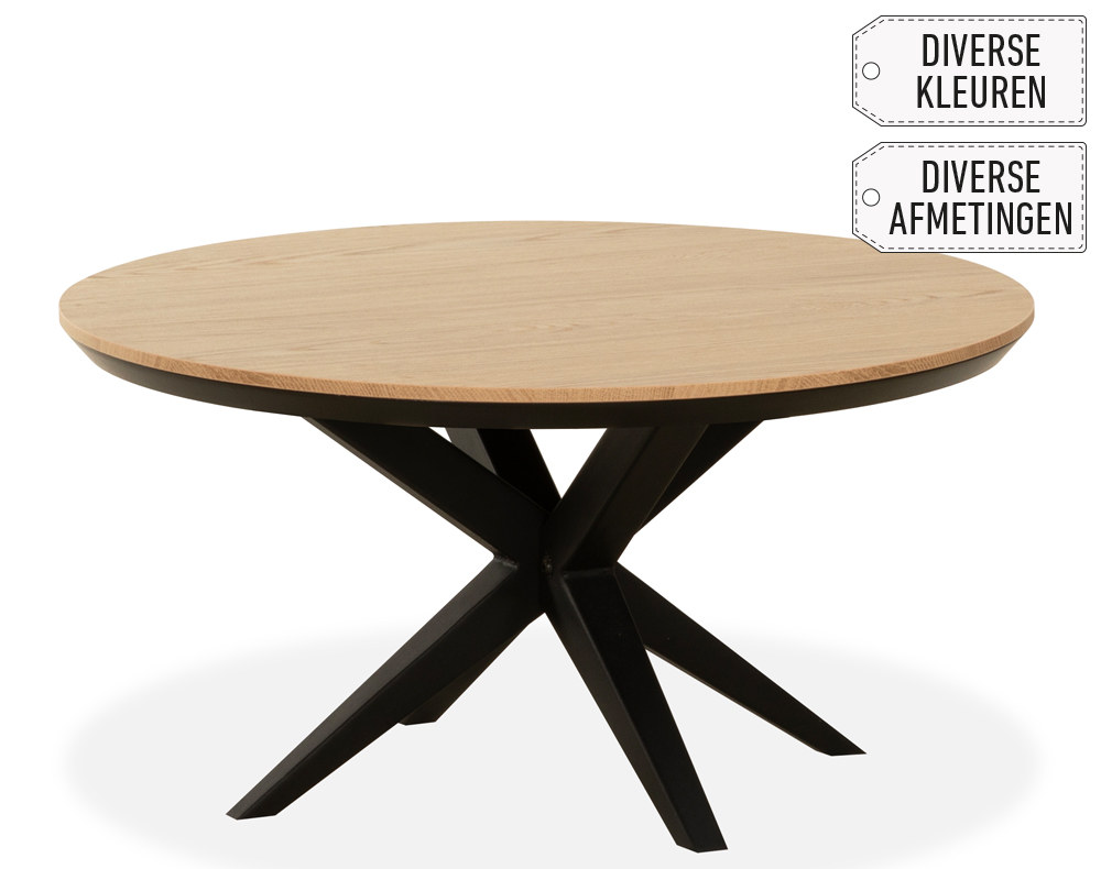 Laramie Salontafel Rond Blond Oak